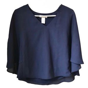 Navy Blue “Butterfly” Style Top by Jealous Tomato